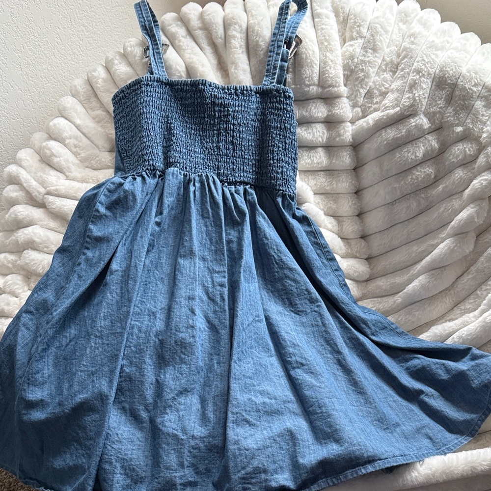 Rock & Roll Denim Mini Dress - Picture 3 of 3